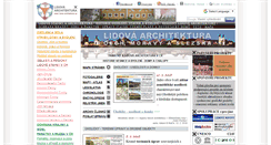 Desktop Screenshot of lidova-architektura.cz